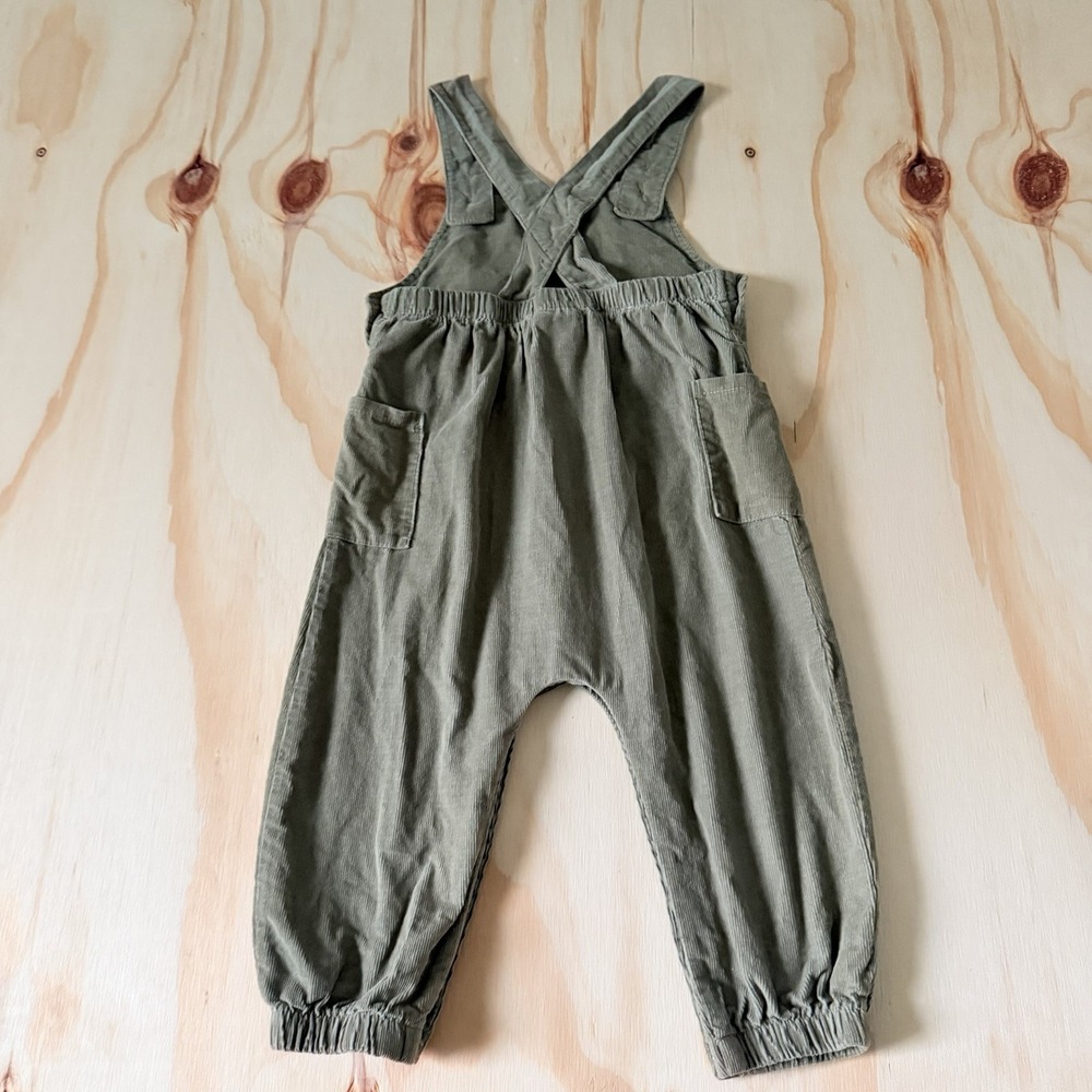 Disney The Lion King Simba Baby 24 Months Green Overalls Longalls - Picture 3 of 5